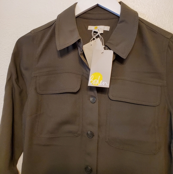 Boden Zada Jumpsuit in Khaki (olive green) - Picture 7 of 14
